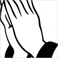 Praying Hands clip art Free vector in Open office drawing svg ( .svg ...