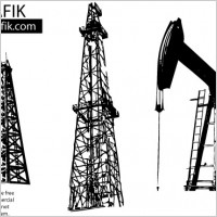 Oil well Free vector for free download about (3) Free vector in ai, eps ...