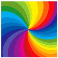 Rainbow Sunbeam Vector background - Free vector for free download