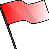 Red flag Free vector in Open office drawing svg ( .svg ) format format ...