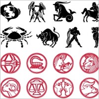 Zodiac symbols vector Free vector for free download about (26) Free ...