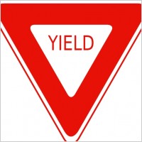 Yield Sign clip art Free vector in Open office drawing svg ( .svg ...