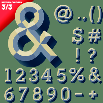 3d numbers free download