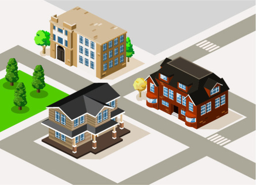 Download 3d Isometric City Building Free Vector Download 7 842 Free Vector For Commercial Use Format Ai Eps Cdr Svg Vector Illustration Graphic Art Design