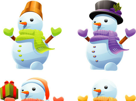 Cute Snowman Clipart Free Free Vector Download 10 177 Free Vector For Commercial Use Format Ai Eps Cdr Svg Vector Illustration Graphic Art Design