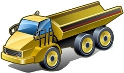 Dump truck Free icon in format for free download 59.68KB