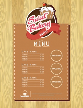 Bakery Menu Template Free Vector Download 24 997 Free Vector For Commercial Use Format Ai Eps Cdr Svg Vector Illustration Graphic Art Design