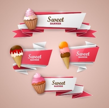 Ice Cream Banner Free Vector Download 13 142 Free Vector For Commercial Use Format Ai Eps Cdr Svg Vector Illustration Graphic Art Design