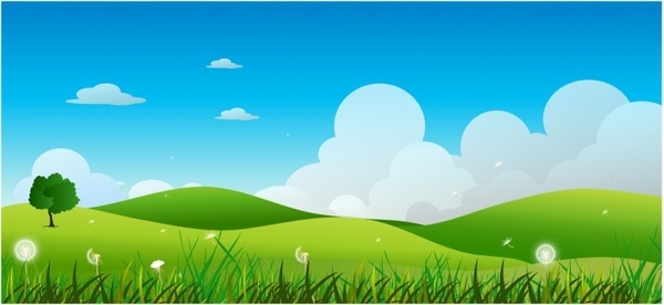 Landscape grass sky free vector download (3,625 Free vector) for