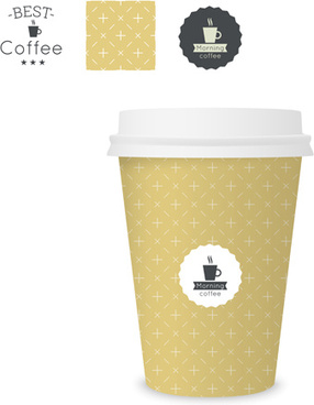 paper cup design templates art