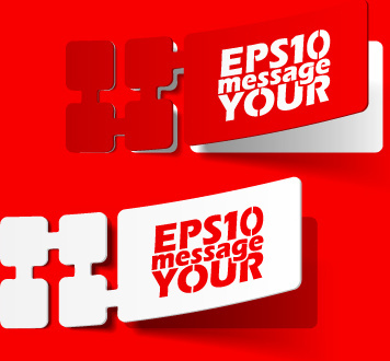 Red Sticker Corner Banner Free Vector Download 20 804 Free Vector