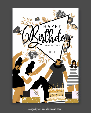 Download Happy Birthday Banner Template Illustrator Free Vector Download 236 836 Free Vector For Commercial Use Format Ai Eps Cdr Svg Vector Illustration Graphic Art Design