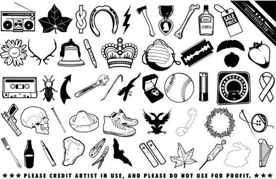 Free black and white clip art free vector download (226,743 Free vector