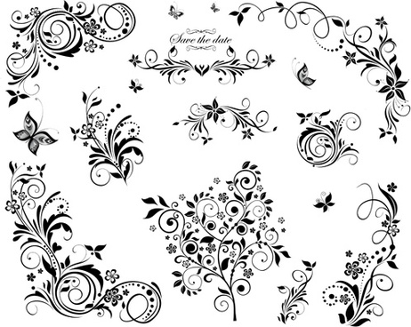 Download Black Floral Corner Design Free Vector Download 18 874 Free Vector For Commercial Use Format Ai Eps Cdr Svg Vector Illustration Graphic Art Design