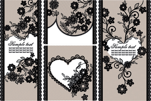 Black Lace Floral Free Vector Download 18 616 Free Vector For Commercial Use Format Ai Eps Cdr Svg Vector Illustration Graphic Art Design