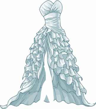 Free cartoon wedding dress free vector download (21,917 Free vector