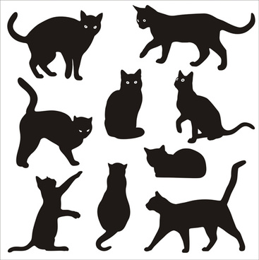 Download Cat Silhouette Free Vector Download 6 590 Free Vector For Commercial Use Format Ai Eps Cdr Svg Vector Illustration Graphic Art Design