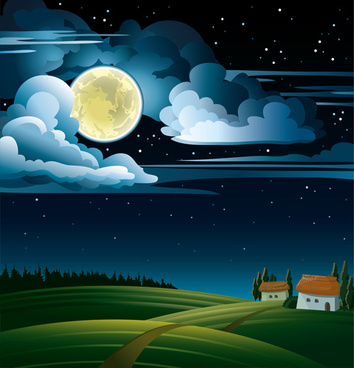 Night Time Images Cartoon - Mijacob