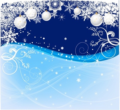 Blue Christmas background Free vector in Adobe Illustrator ai ( .AI ...