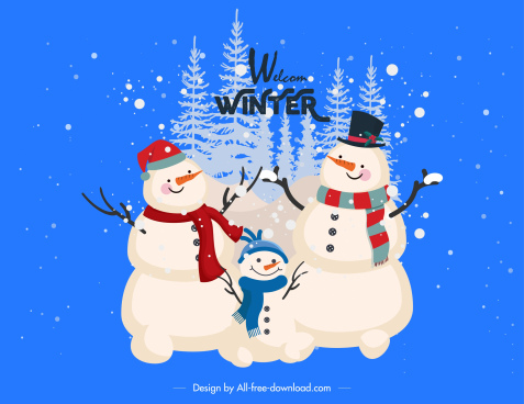 Free Free Snowman Family Svg Free 786 SVG PNG EPS DXF File