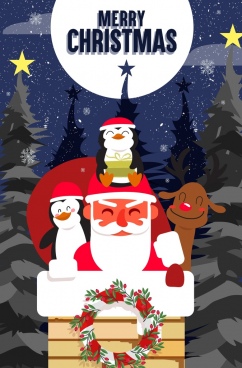 Santa claus vector illustration Free vector in Adobe Illustrator ai ...