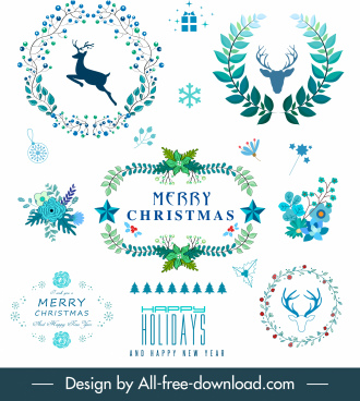 Elegant Christmas Decoration Free Vector Download 40 250 Free Vector For Commercial Use Format Ai Eps Cdr Svg Vector Illustration Graphic Art Design