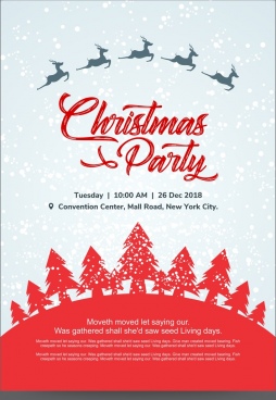 Free Christmas Party Invitation Template Free Vector Download 30 568 Free Vector For Commercial Use Format Ai Eps Cdr Svg Vector Illustration Graphic Art Design Sort By Popular First