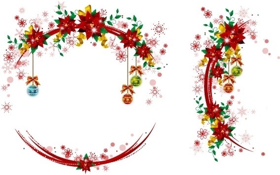 Download Christmas wreath border free vector download (12,862 Free ...