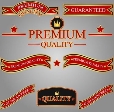 Classic label stickers 05 vector Free vector in Encapsulated PostScript ...