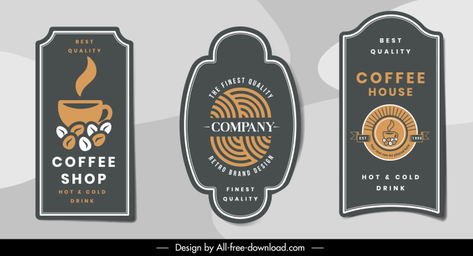 Coffee Labels Template Free Vector Download 34 841 Free Vector For Commercial Use Format Ai Eps Cdr Svg Vector Illustration Graphic Art Design