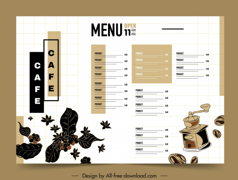 Download Coffee Menu Templates Free Vector Download 28 763 Free Vector For Commercial Use Format Ai Eps Cdr Svg Vector Illustration Graphic Art Design
