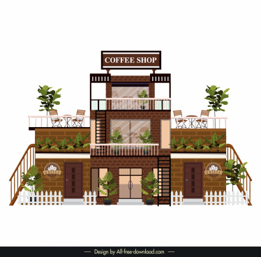 Coffee Shop Logo Design Free Vector Download 71 485 Free Vector For Commercial Use Format Ai Eps Cdr Svg Vector Illustration Graphic Art Design