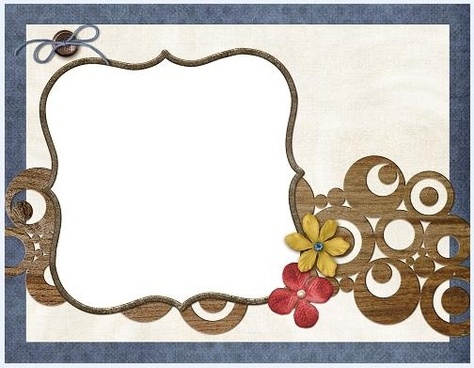 Collage style cute photo frame 11 Free psd in Photoshop psd ( .psd ...