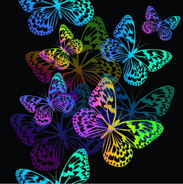 Free colorful butterfly vector free vector download (22,511 Free vector ...