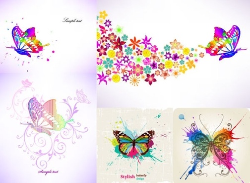 Colorful Butterfly Border Free Vector Download 38 809 Free Vector For Commercial Use Format Ai Eps Cdr Svg Vector Illustration Graphic Art Design