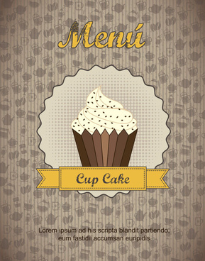 Commonly restaurant menu cover template vector set Free vector in ...