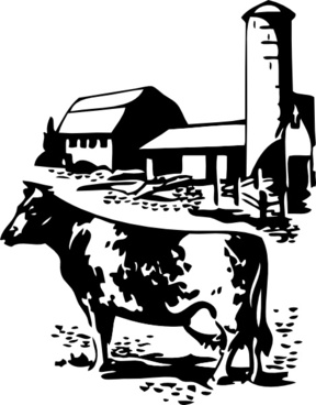 Free Free Black And White Cow Svg