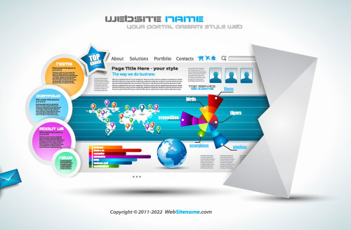 Box Web Template Free Vector Download 31 307 Free Vector For Commercial Use Format Ai Eps Cdr Svg Vector Illustration Graphic Art Design