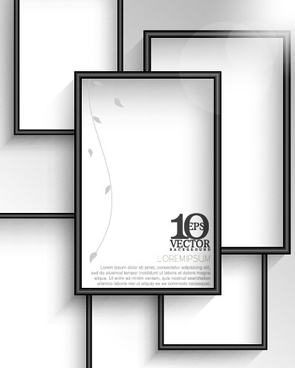 Wedding photo frame png background Free vector in vector illustration