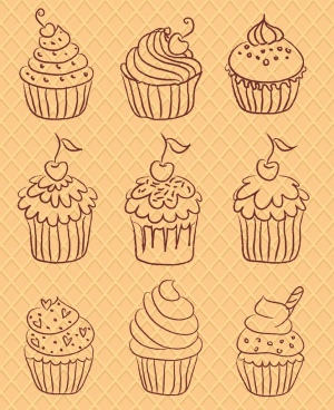 Download Cupcake Outline Free Vector Download 10 674 Free Vector For Commercial Use Format Ai Eps Cdr Svg Vector Illustration Graphic Art Design