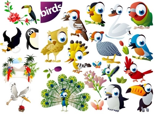 Download Cute Bird Vectors!!! Free vector in Open office drawing ...