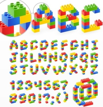 Cute original alphabet set vector Free vector in Encapsulated ...