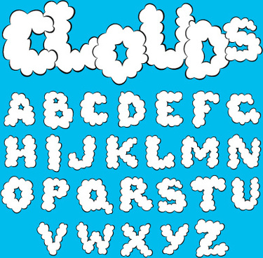 Cute original alphabet set vector Free vector in Encapsulated ...