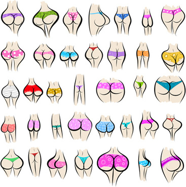 butt shapes