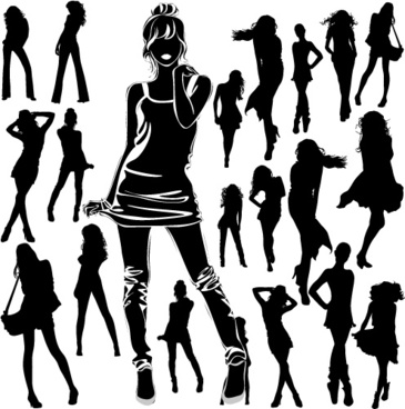 Download Working Women Silhouette Free Vector Download 8 705 Free Vector For Commercial Use Format Ai Eps Cdr Svg Vector Illustration Graphic Art Design