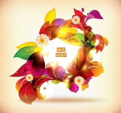 Symphony of flowers vector 2 Free vector in Encapsulated PostScript eps ...