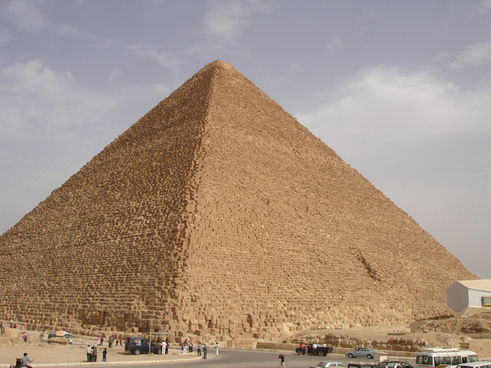 A click of the Pyramid of Gazi- most famous landmarks in Egypt