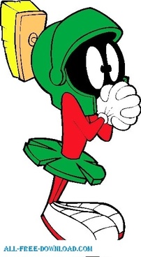 Marvin the martian Free vector in Encapsulated PostScript eps ( .eps ...
