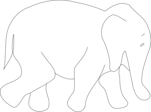 Free Free 122 Elephant Outline Svg Free SVG PNG EPS DXF File