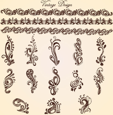 The style of ancient pattern vector Free vector in Adobe Illustrator ai ...